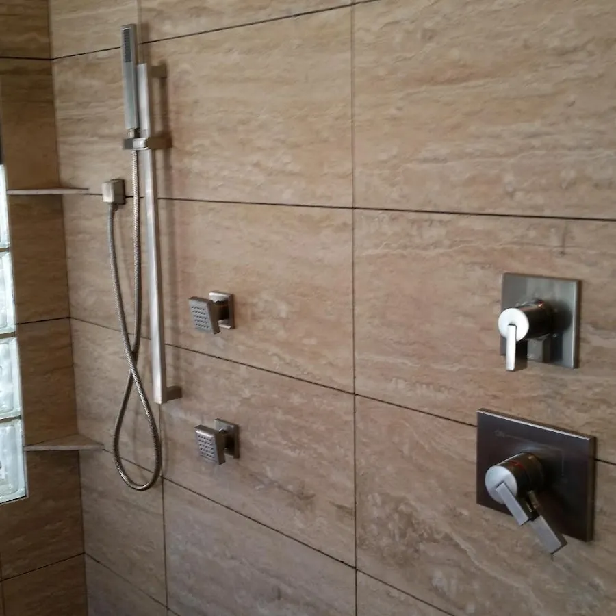 Shower fixture installation for Water Heater Replacement in Blackhawk